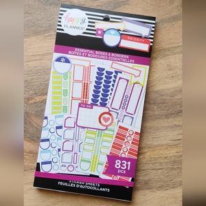 Happy Planner Sticker Book Essential Boxes & Borders